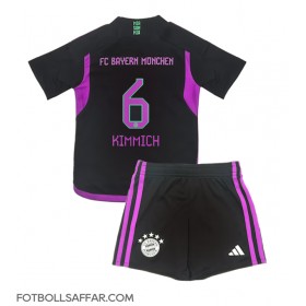 Bayern Munich Joshua Kimmich #6 Bortadräkt Barn 2023-24 Kortärmad (+ Korta byxor)